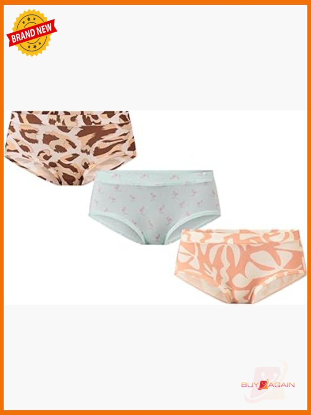 Women's UltraModal Hipster Underwear 3 Pack Soft Breathable Mid Rise